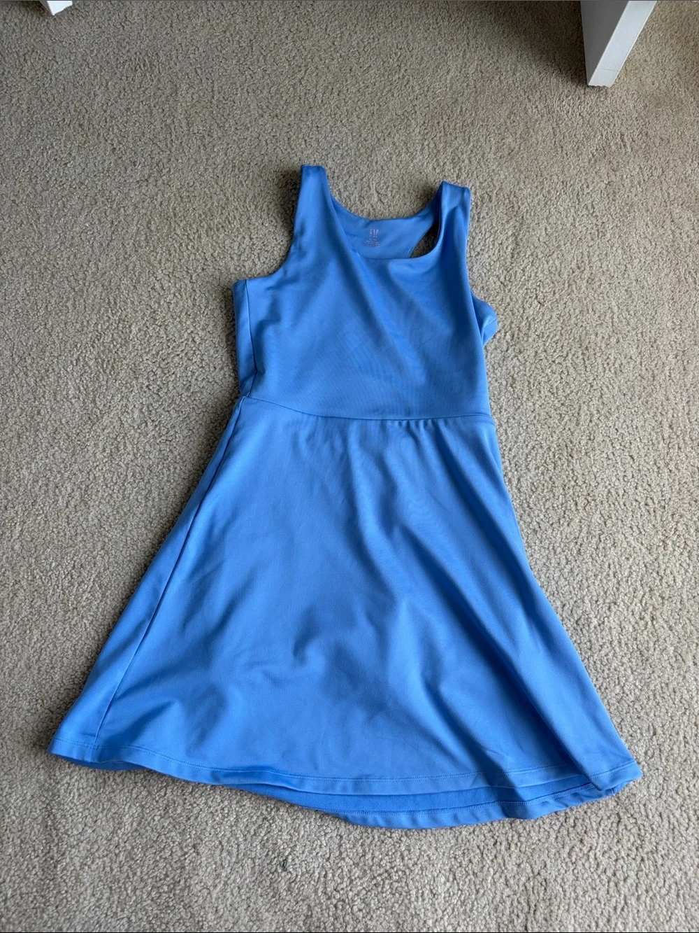 GAP Light Blue Sleeveless Skater Dress